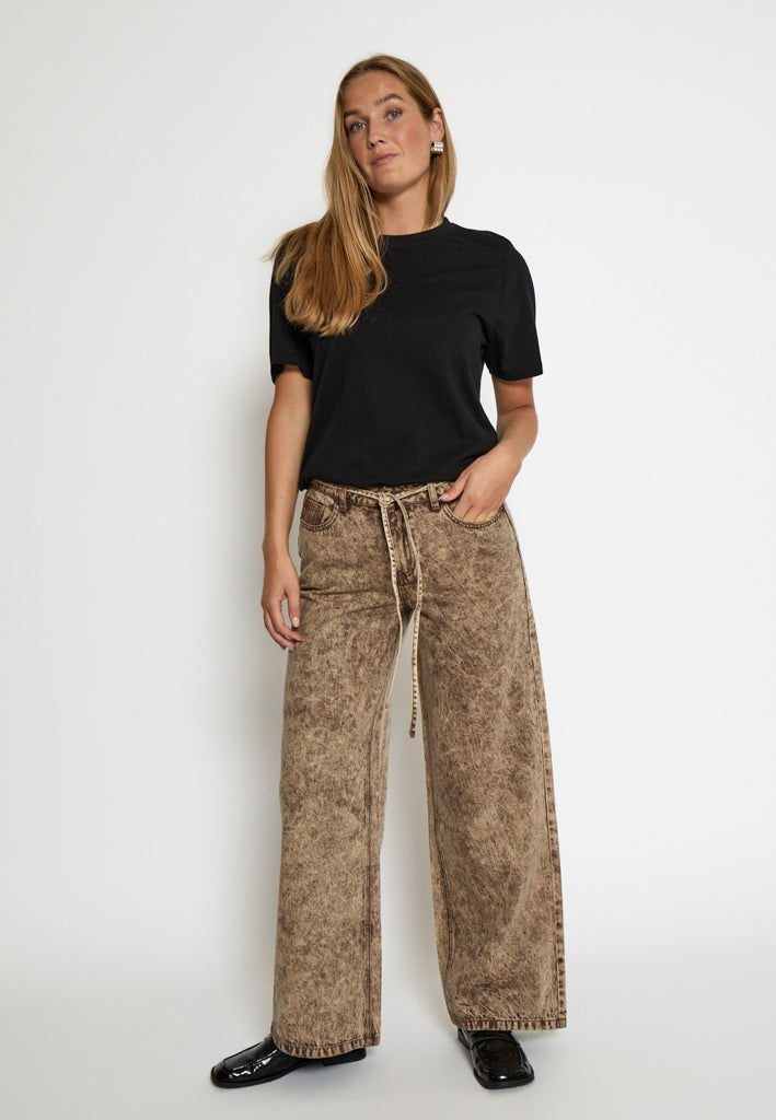 Desires DSJess Low Waisted Jeans Jeans 364M Walnut Melange