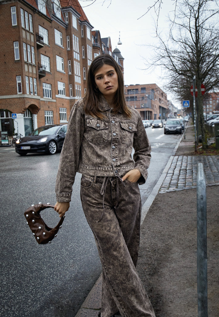 Desires DSJess Low Waisted Jeans Jeans 364M Walnut Melange