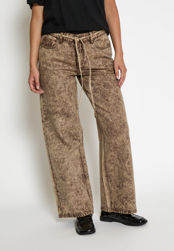 Desires DSJess Low Waisted Jeans Jeans 364M Walnut Melange