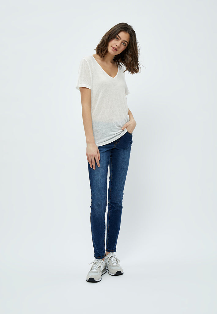 Desires DSJilly T-Shirt T-Shirt Hvid