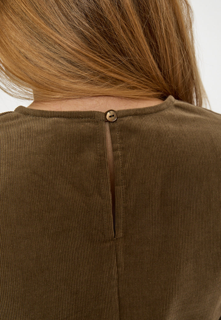 Desires DSJolene Corduroy Short Dress Dress 364 Walnut Brown