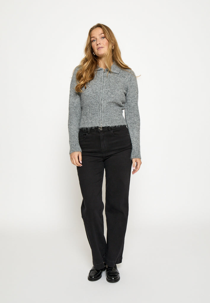 Desires DSJune Knit Cardigan Cardigans 113M Grey Melange