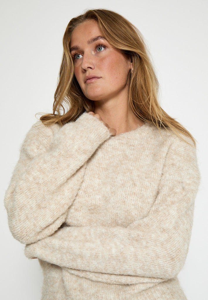 Desires DSKaia GRS Boucle Knit Pullover Pullover 0065M Antique Melange