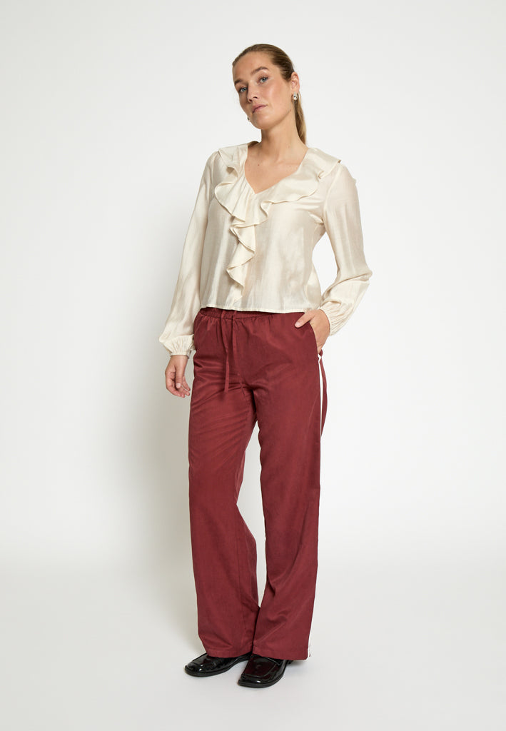 Desires DSKaren Mid Waisted Pant Pant 5076 Apple Butter Brown