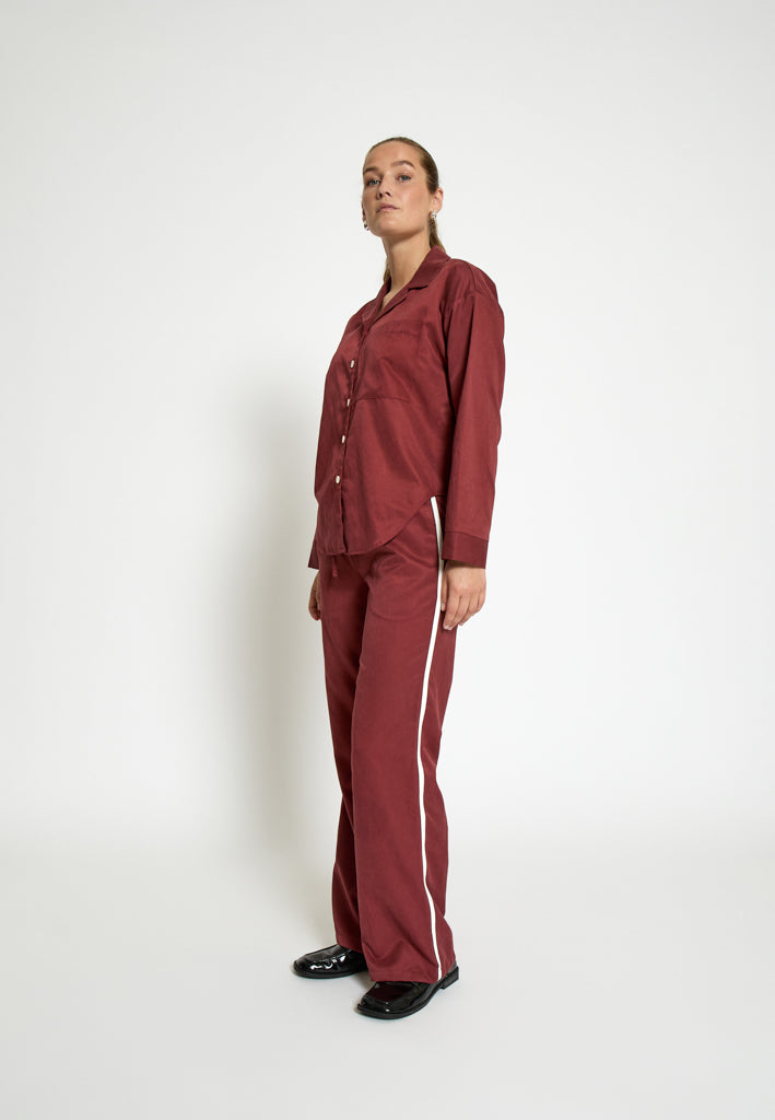 Desires DSKaren Mid Waisted Pant Pant 5076 Apple Butter Brown