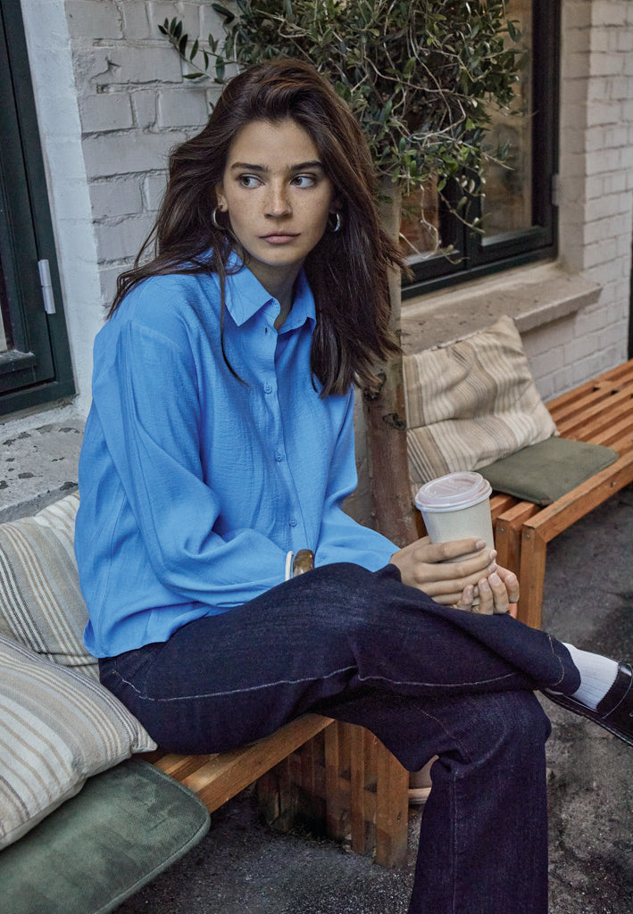 Desires DSKasia Shirt Shirt 1003 Azure Blue