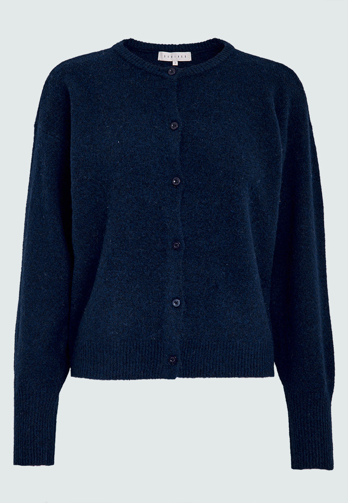 Desires DSKatja GRS RWS Knit Cardigan Cardigans 1992M Total Eclipse Mel.