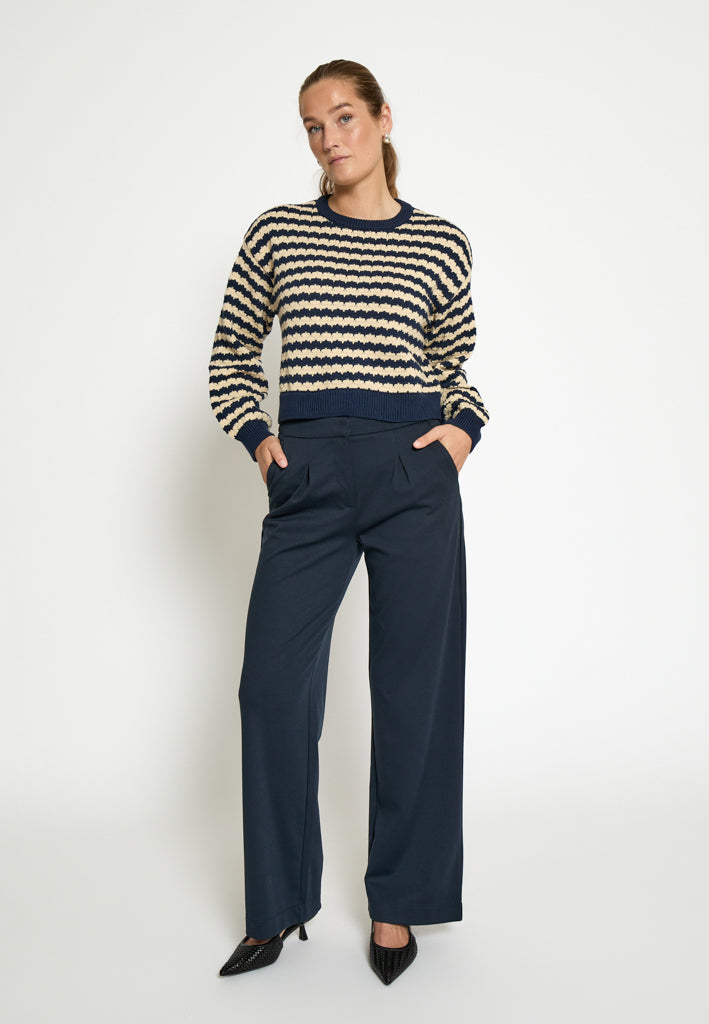 Desires DSKyra GRS Mid Waisted Pant Pant 1992 Total Eclipse Blue