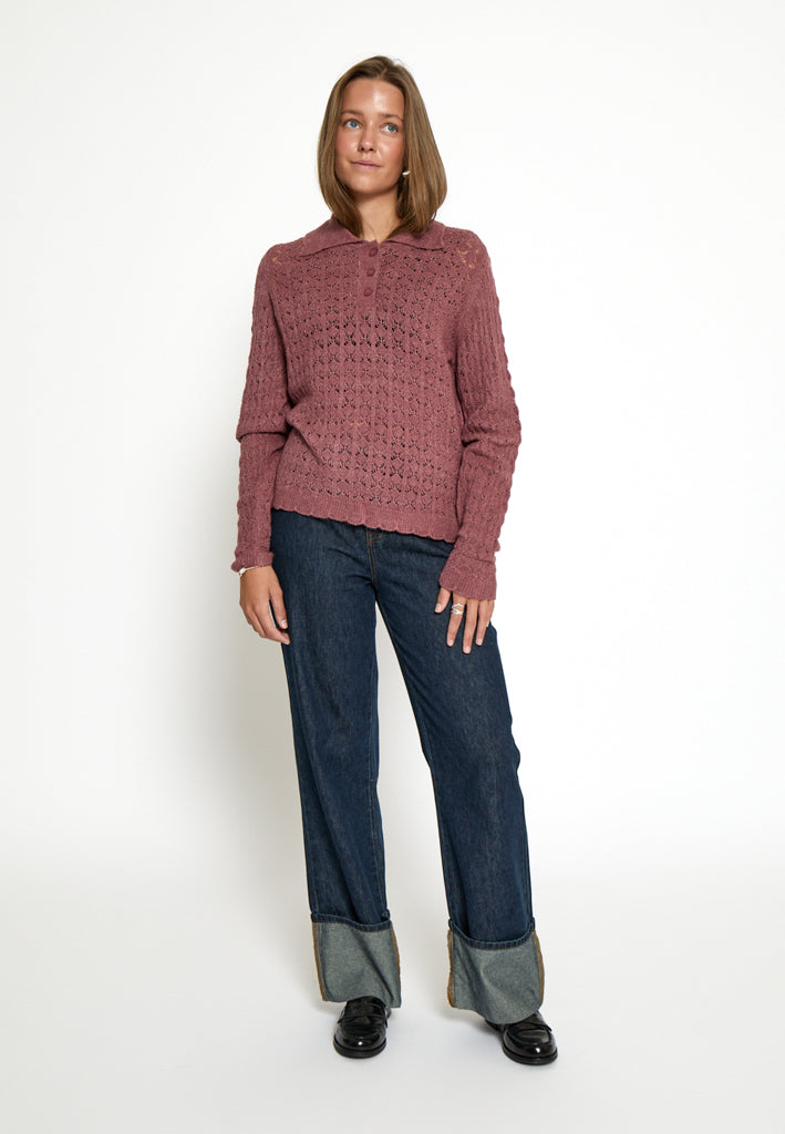 Desires DSLaney Knit Pullover Pullover 636 Rose Brown