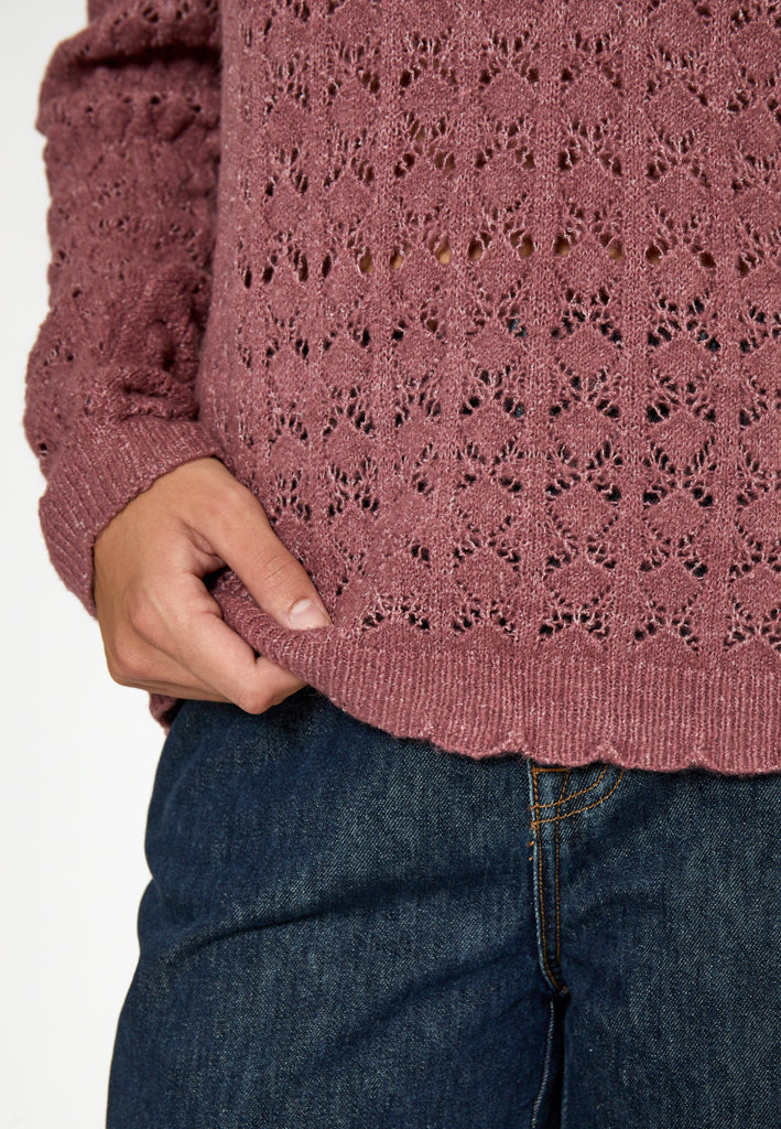 Desires DSLaney Knit Pullover Pullover 636 Rose Brown