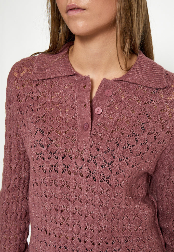 Desires DSLaney Knit Pullover Pullover 636 Rose Brown