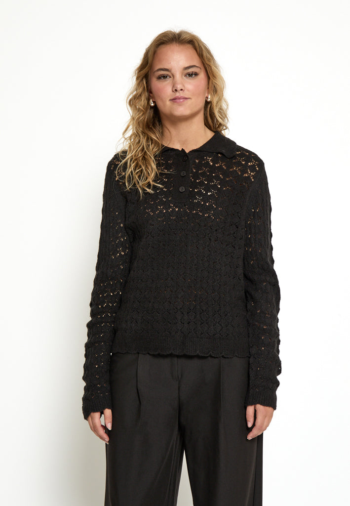Desires DSLaney Knit Pullover Pullover 9000 Black