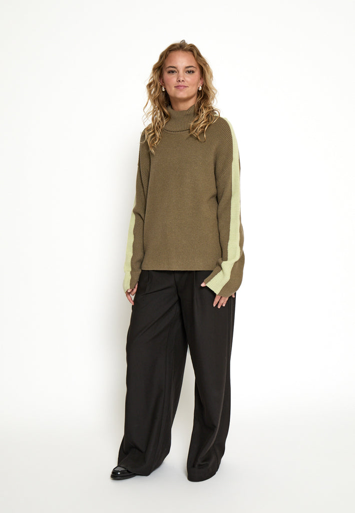 Desires DSLeandra Knit Pullover Pullover 3792 Covert Green