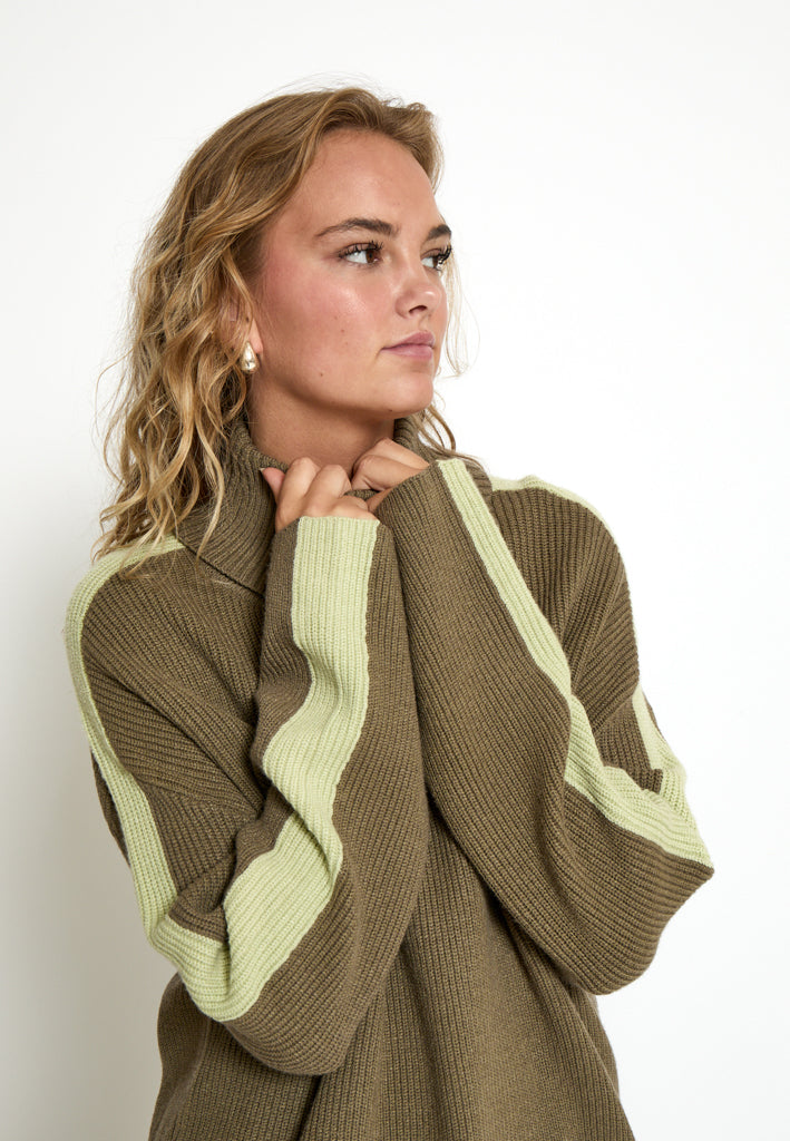 Desires DSLeandra Knit Pullover Pullover 3792 Covert Green