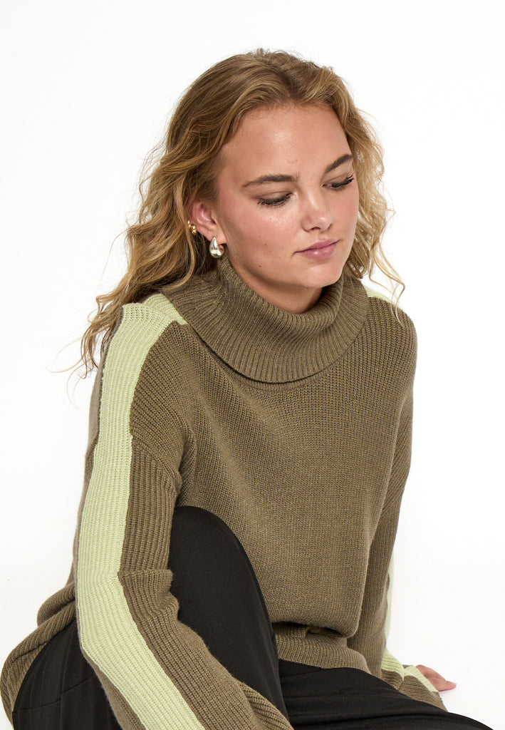Desires DSLeandra Knit Pullover Pullover 3792 Covert Green