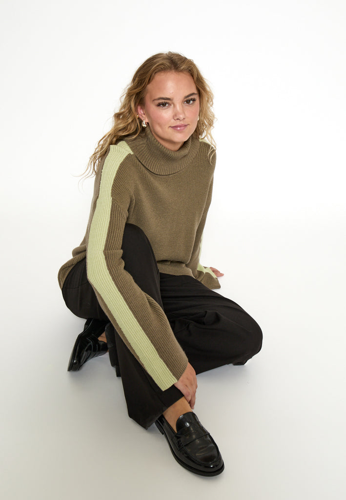 Desires DSLeandra Knit Pullover Pullover 3792 Covert Green