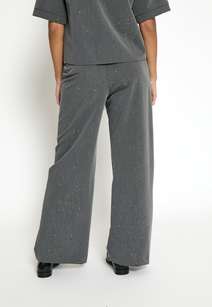Desires DSLeslie Pants Pant 129P Dark Grey Print