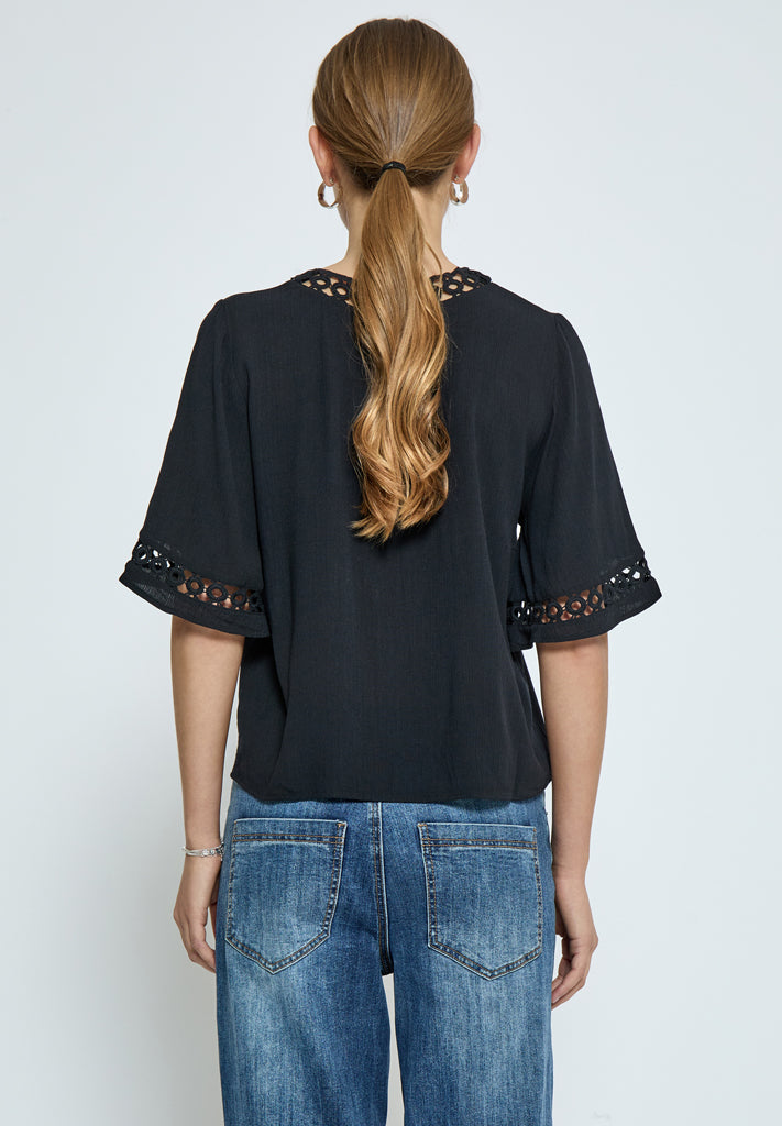 Desires DSLina Lace Blouse Blouse 9000 Black