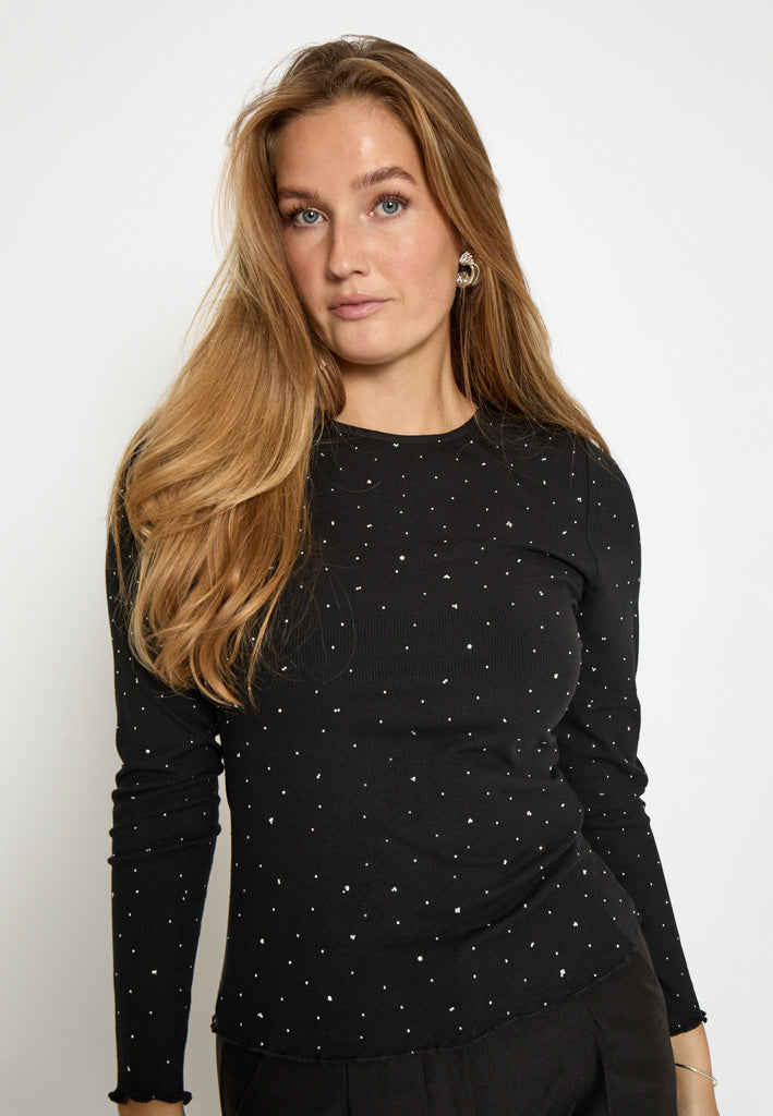 Desires DSLiv Long Sleeve Top Top 9000 Black