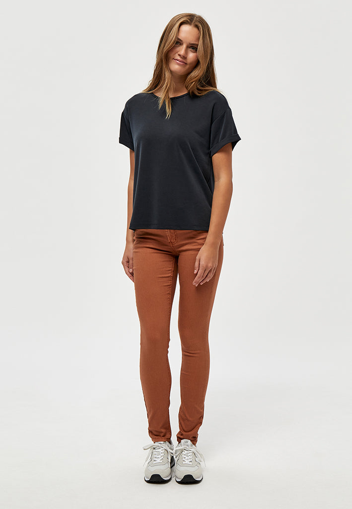 Desires DSLola Garment Dye MW Jeans 5211 SIERRA BROWN