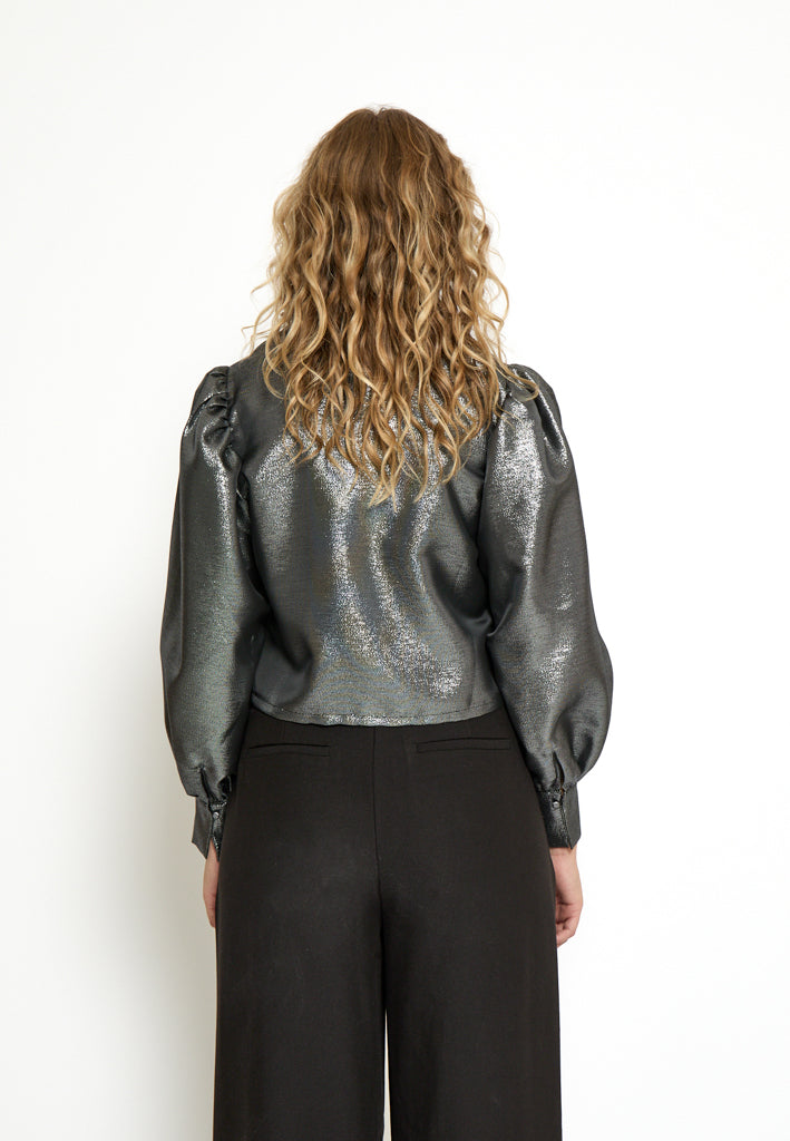 Desires DSLou Shirt Jacket Jacket 172MET Silver Metallic