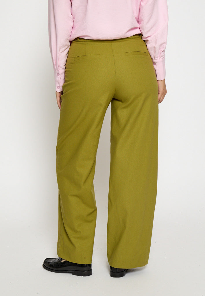 Desires DSLucy Linen Pants Pant 3209 Golden Lime