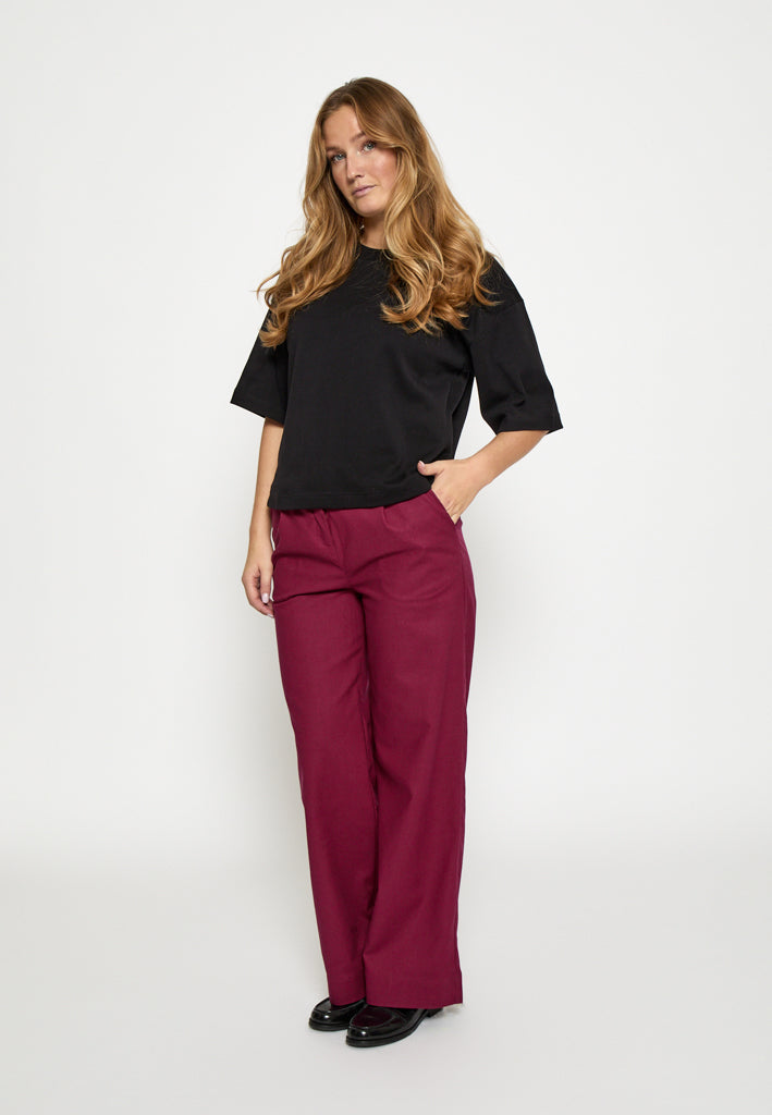 Desires DSLucy Linen Pants Pant 4087 Rhododendron Red