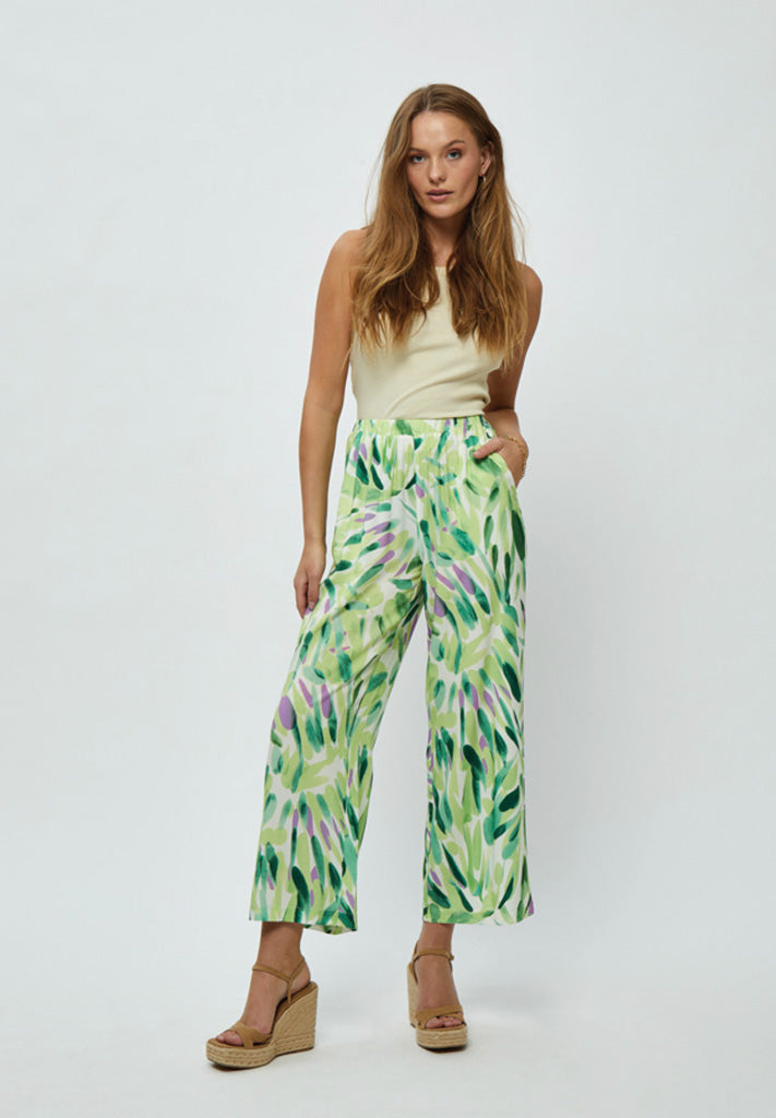 Desires DSMacie Pants Pant 3206P Sap Green Print