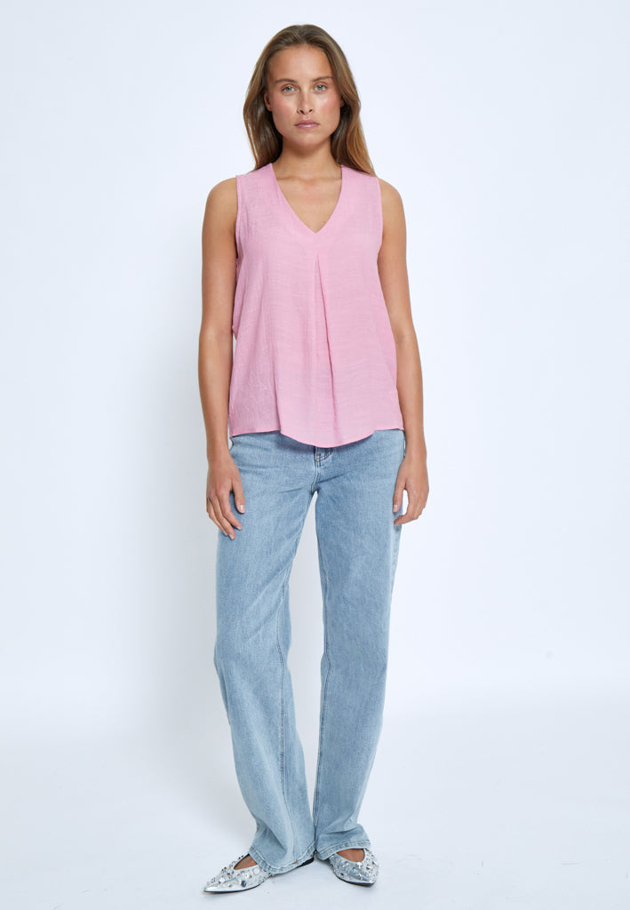 Desires DSMila V-Neck Top Top 7110 Sweet Lilac Pink