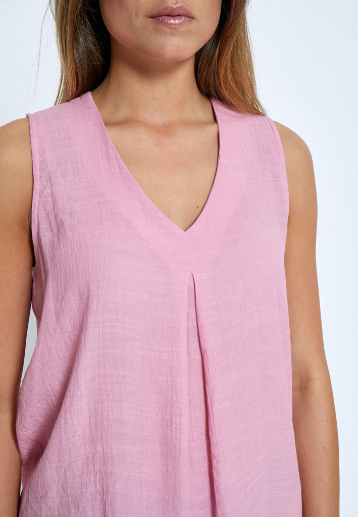 Desires DSMila V-Neck Top Top 7110 Sweet Lilac Pink