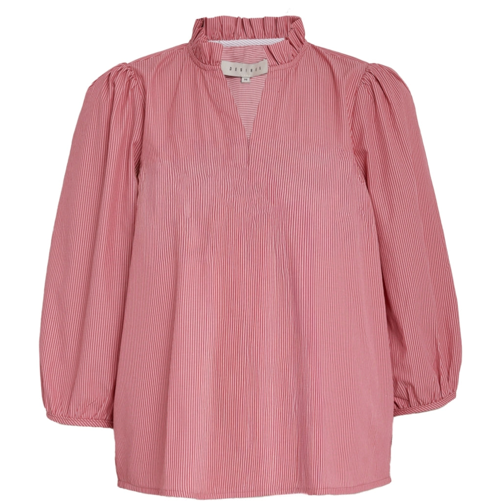 Desires DSNaima Blouse Blouse 4004S Carmine Pink Stripe