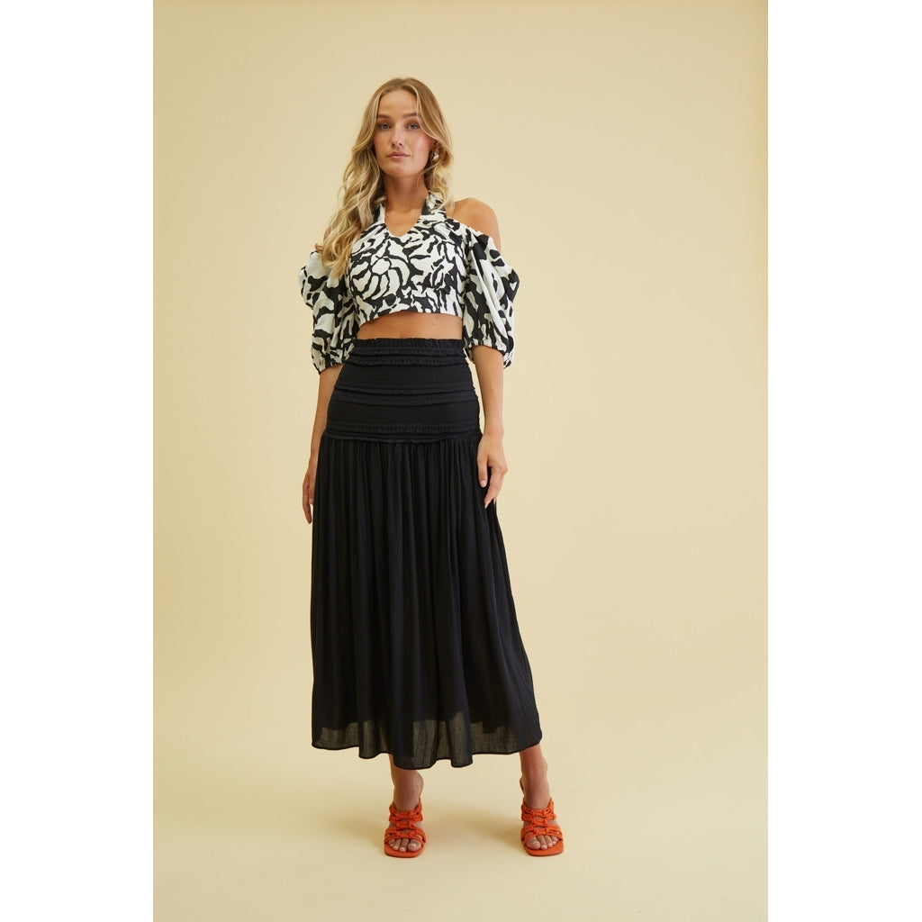 Desires DSNanett Smock Skirt Skirt 9000 Black
