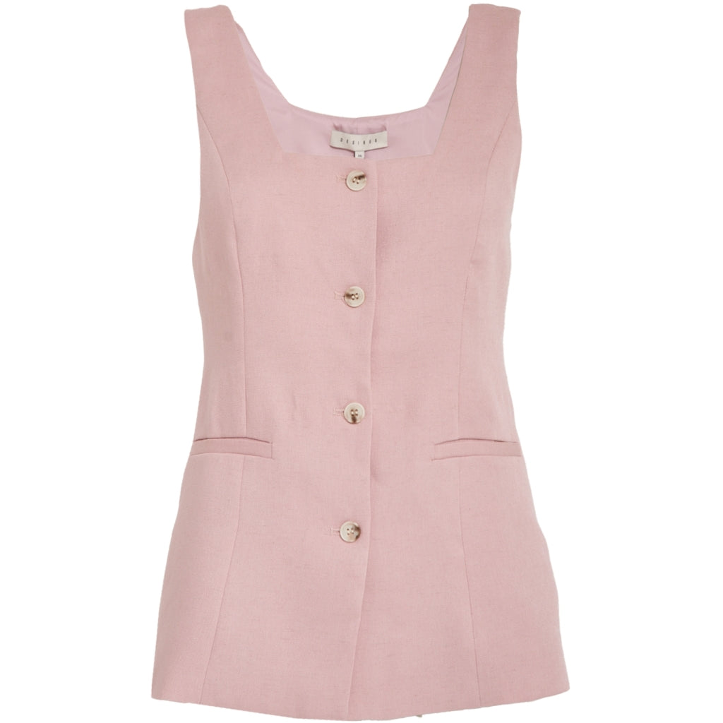 Desires DSOpal Waistcoat Vest 638 Pale Mauve Rose