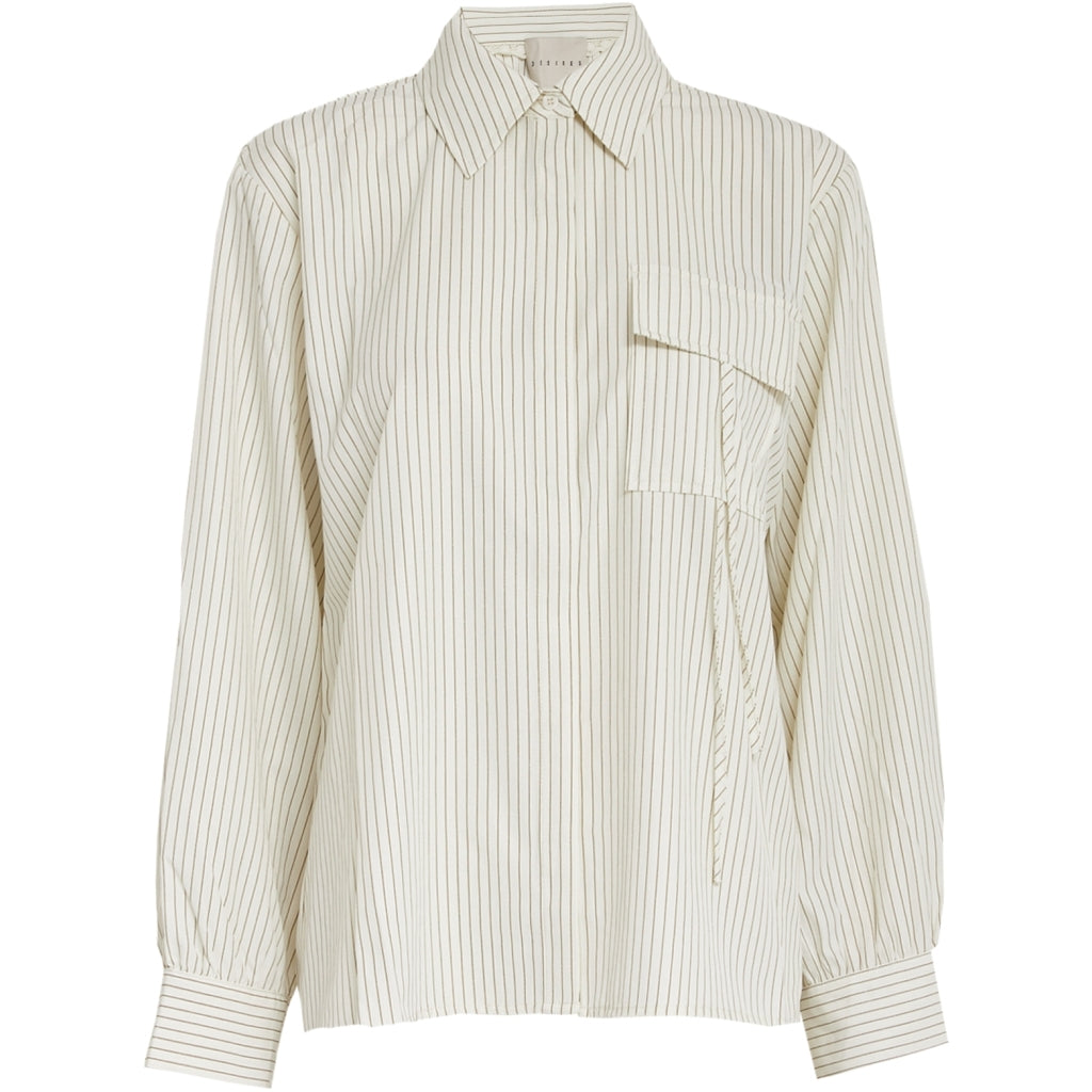 Desires DSOrlena Shirt Shirt 5937S Shitake Stripe