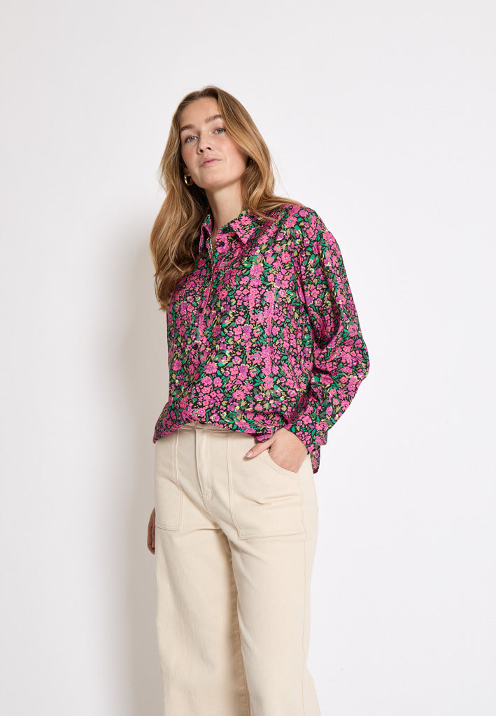 Desires DSOthilde Shirt Shirt 3394S Lush Meadow Green Stripe