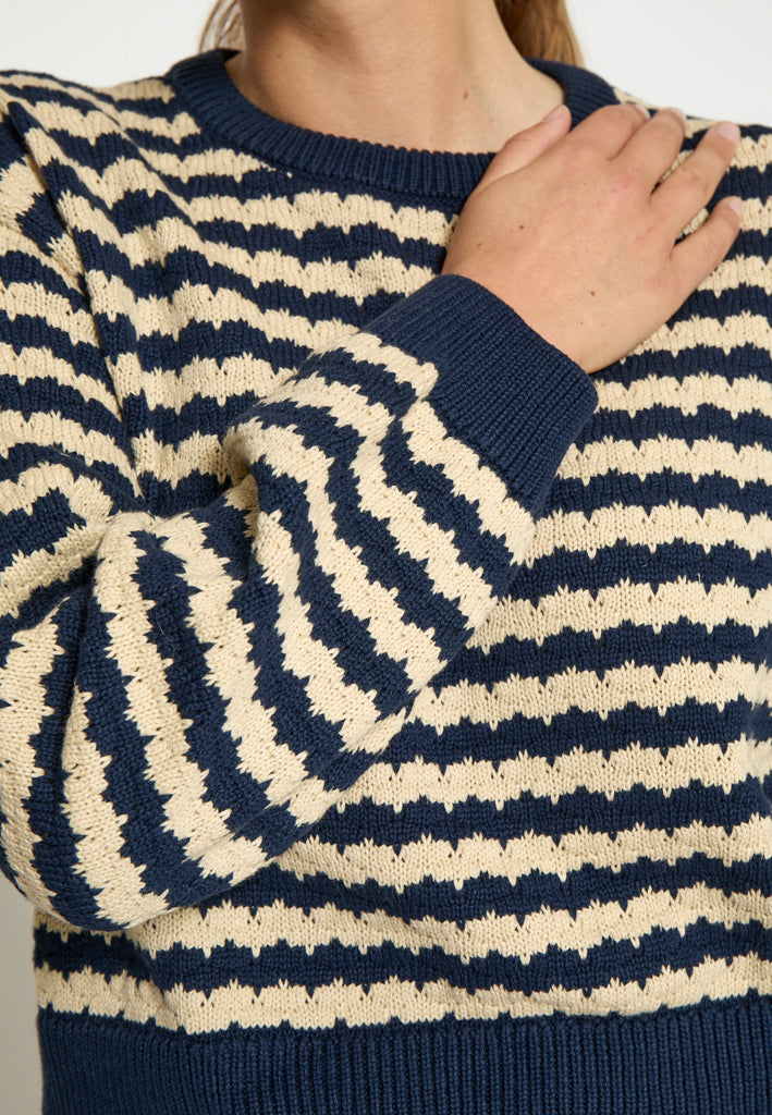 Desires DSPam Pullover Pullover 1550S NAVY STRIPE