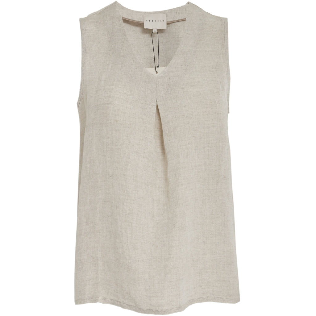 Desires DSPhilippa V-Neck Top Top 0140 Tofu
