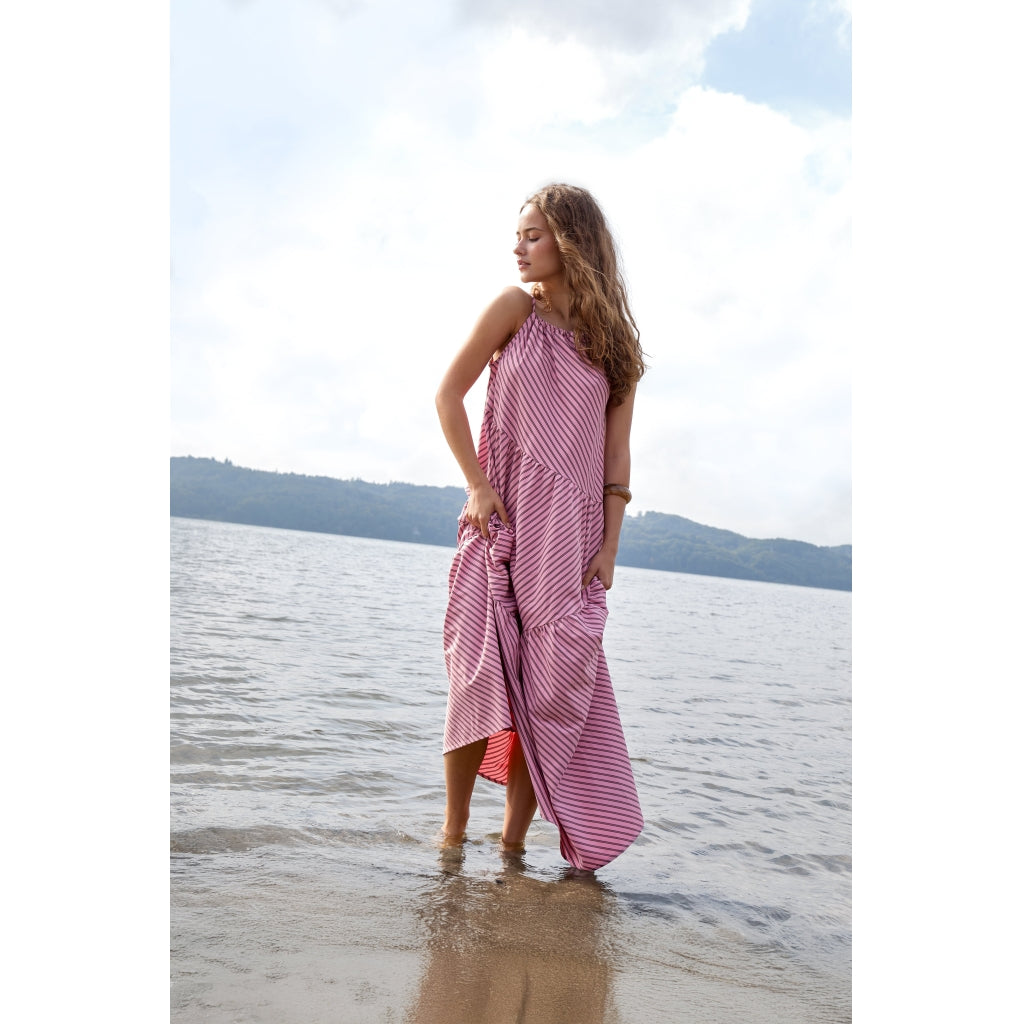 Desires DSPilar Maxi Dress Dress 4032S Sparrow Stripe