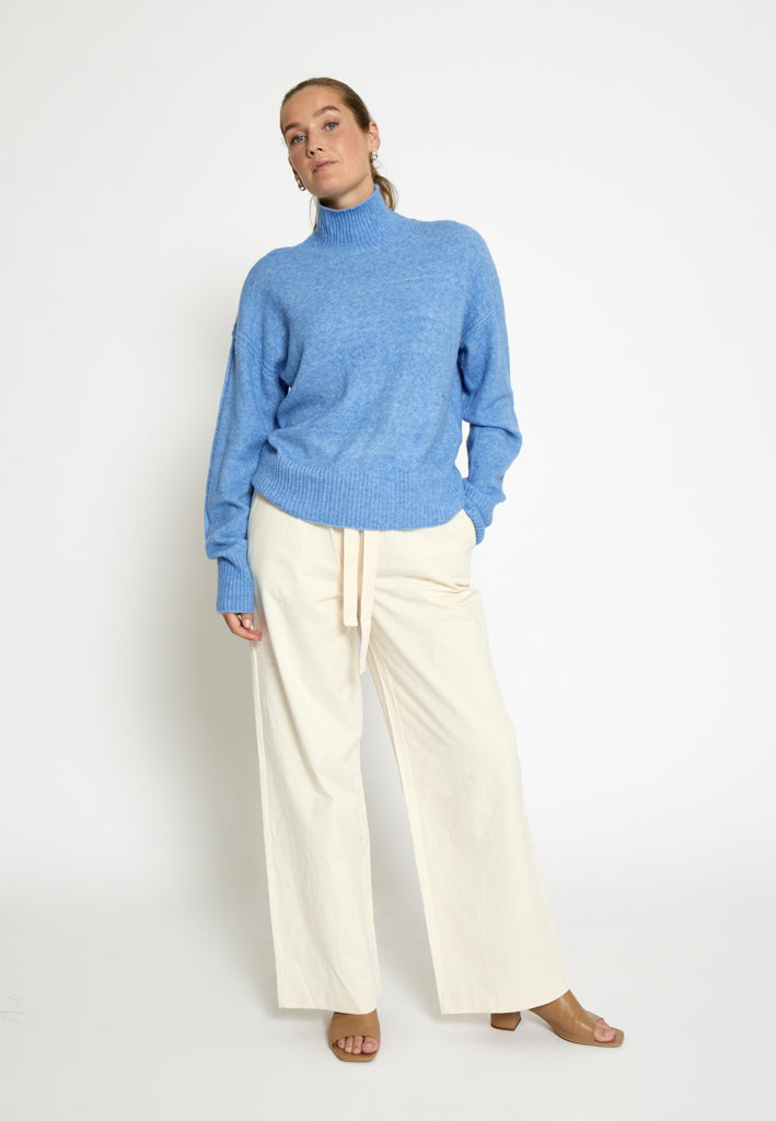 Desires DSSelma GRS Pullover Pullover 1003M Azure Blue Melange