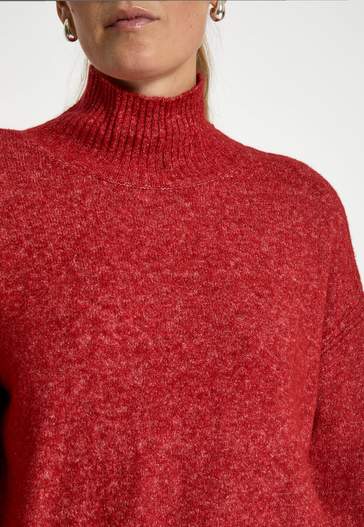 Desires DSSelma GRS Pullover Pullover 4056M Cardinal Red Melange
