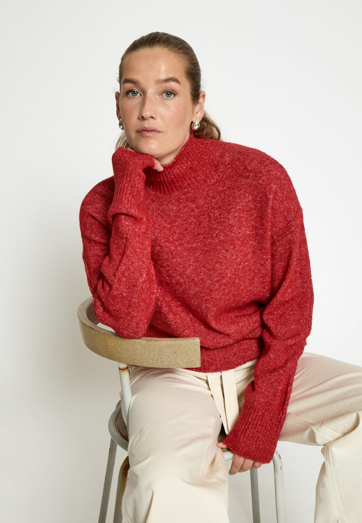 Desires DSSelma GRS Pullover Pullover 4056M Cardinal Red Melange