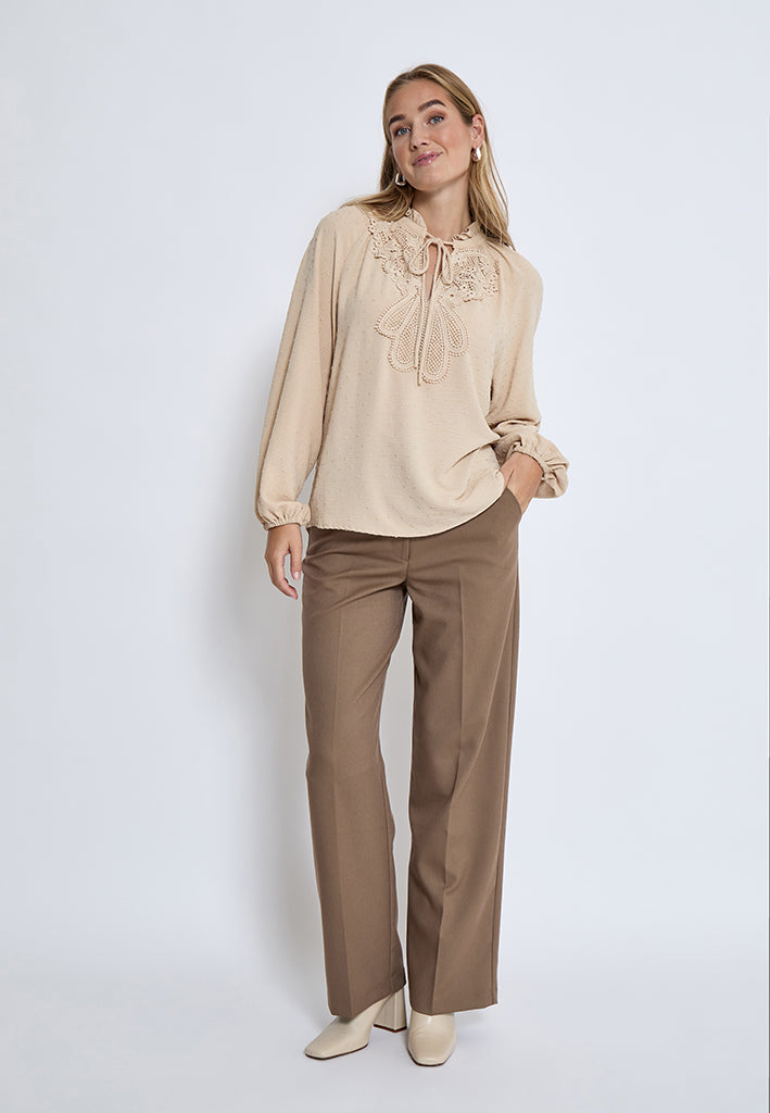Desires DSShay Blouse Blouse 2206 Fog Sand