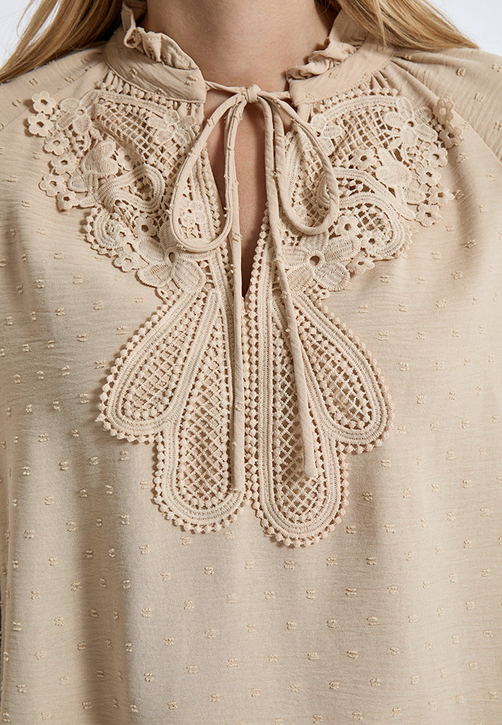 Desires DSShay Blouse Blouse 2206 Fog Sand