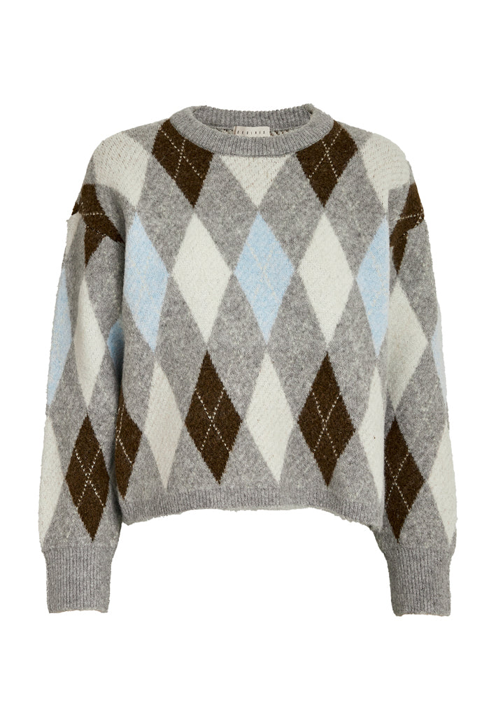 Desires DSSkye GRS Knit Pullover Pullover 113M Grey Melange