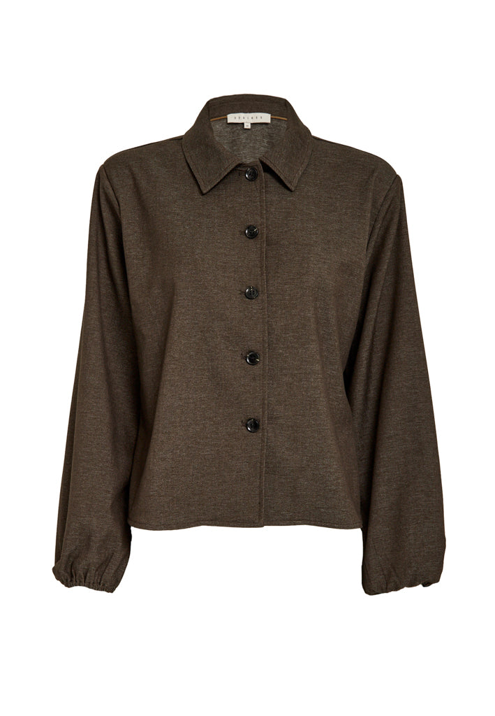 Desires DSStacy Shirt Shirt 5510M Chocolate brown Melange