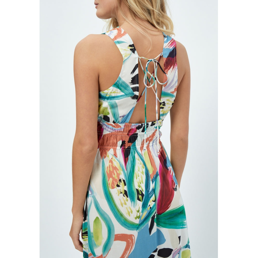 Desires Destiny Sleeveless Maxi Dress Dress 0011P Gardenia Print