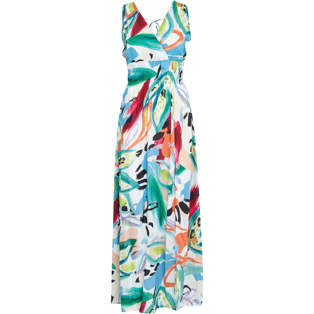 Desires Destiny Sleeveless Maxi Dress Dress 0011P Gardenia Print
