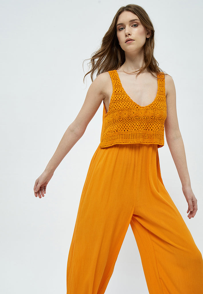 Desires Diana Palazzo Jumpsuit Jumpsuit 6210 DARK CHEDDAR