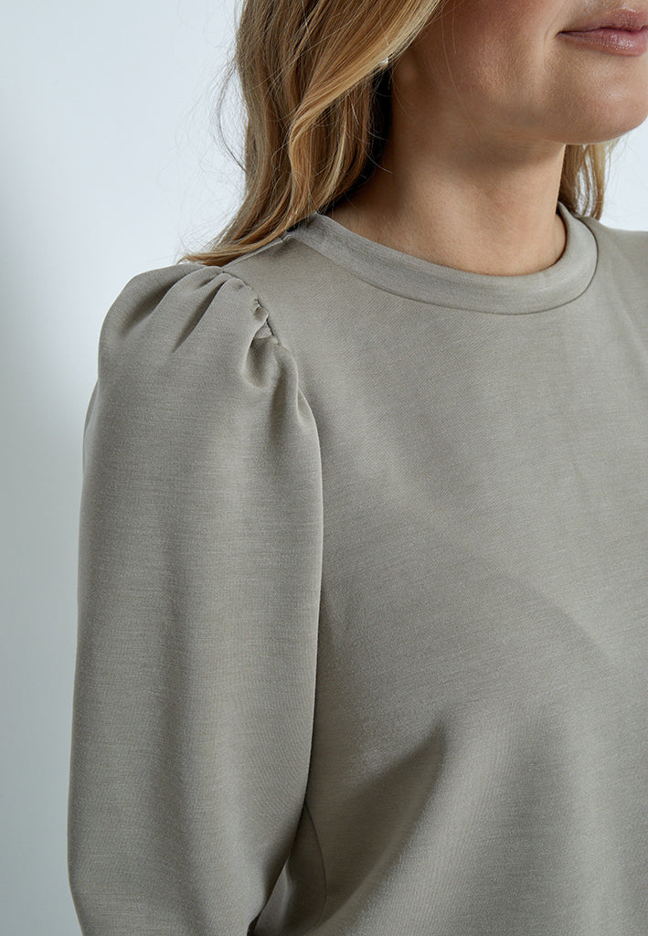Peppercorn Dicette Puff Sweat Sweatshirt 0178 Winter Twig Sand