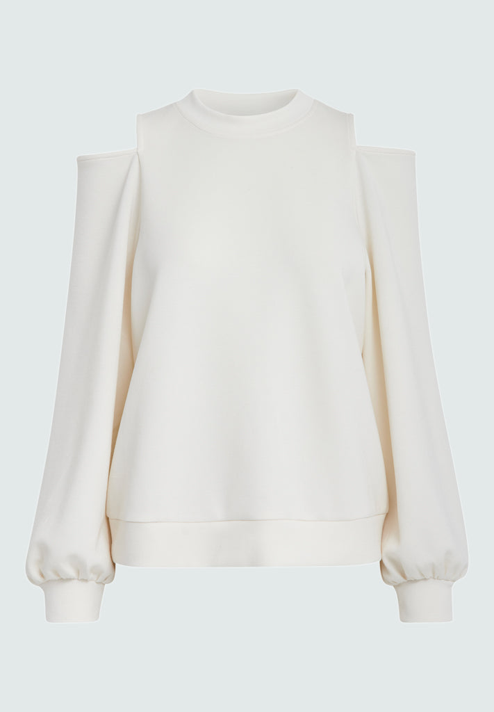 Peppercorn Dicette Puff Sweat Sweatshirt 0265 Sandshell